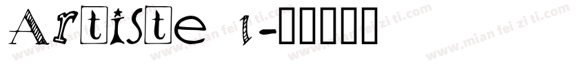 Artiste 1字体转换